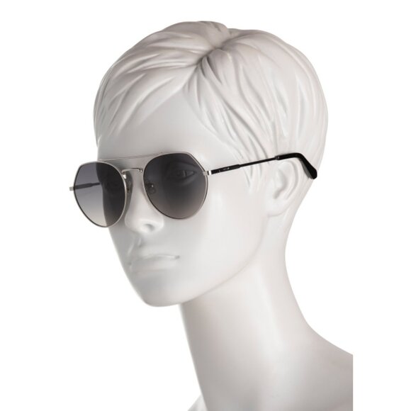 FOSSIL Tort 56mm Metal Round Sunglasses - Picture 2 of 2